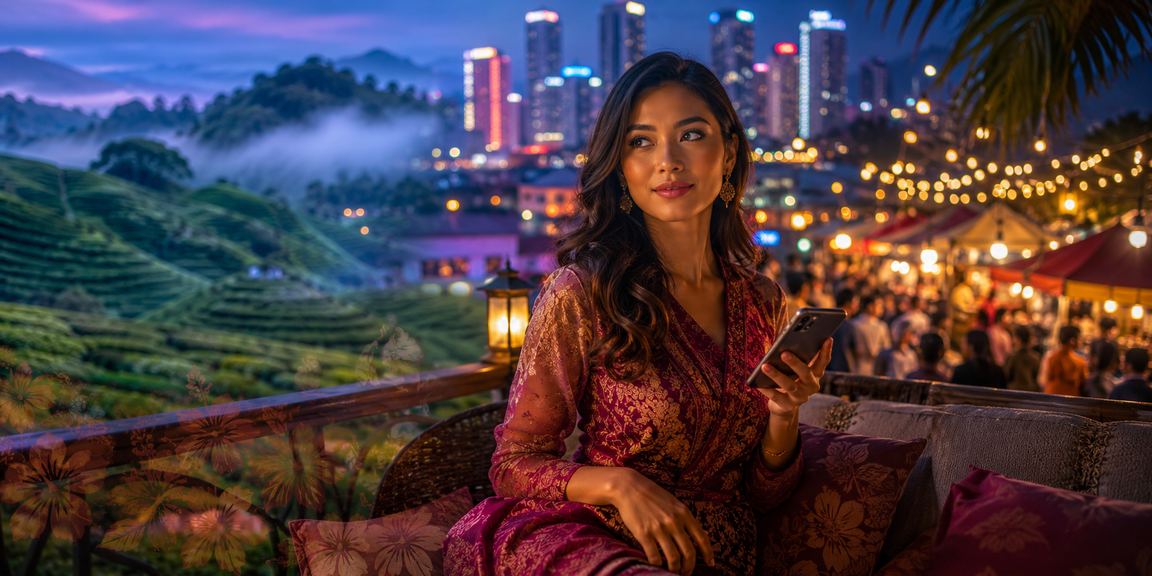 Paparan aplikasi kasino dan poker Malaysia dengan reka bentuk antara muka mudah alih yang moden